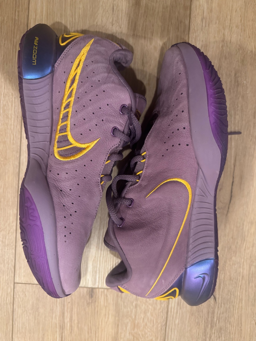 Nike LeBron 21 "Freshwater" (aka "Violet Dust") basketball sneakers